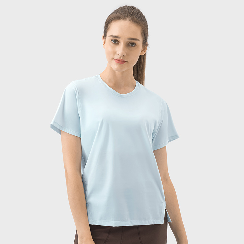 Breathable Quick Dry Solid Color Yoga T-shirts DSS059