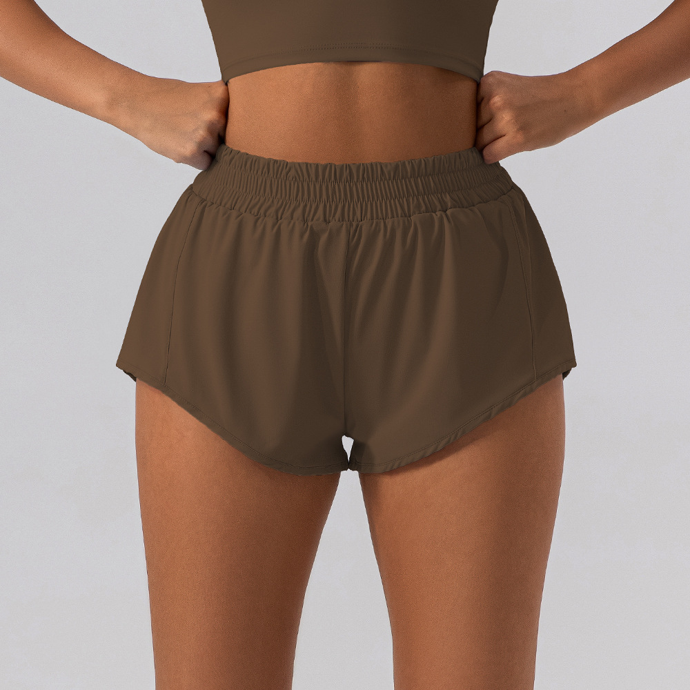 Nude Breathable Fitness Yoga Shorts KW303