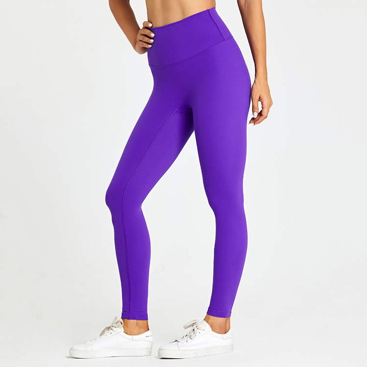 Coloful Women's No Embarrassing Lines High Waist Hip Lifting Leggings SKL-LQ2186