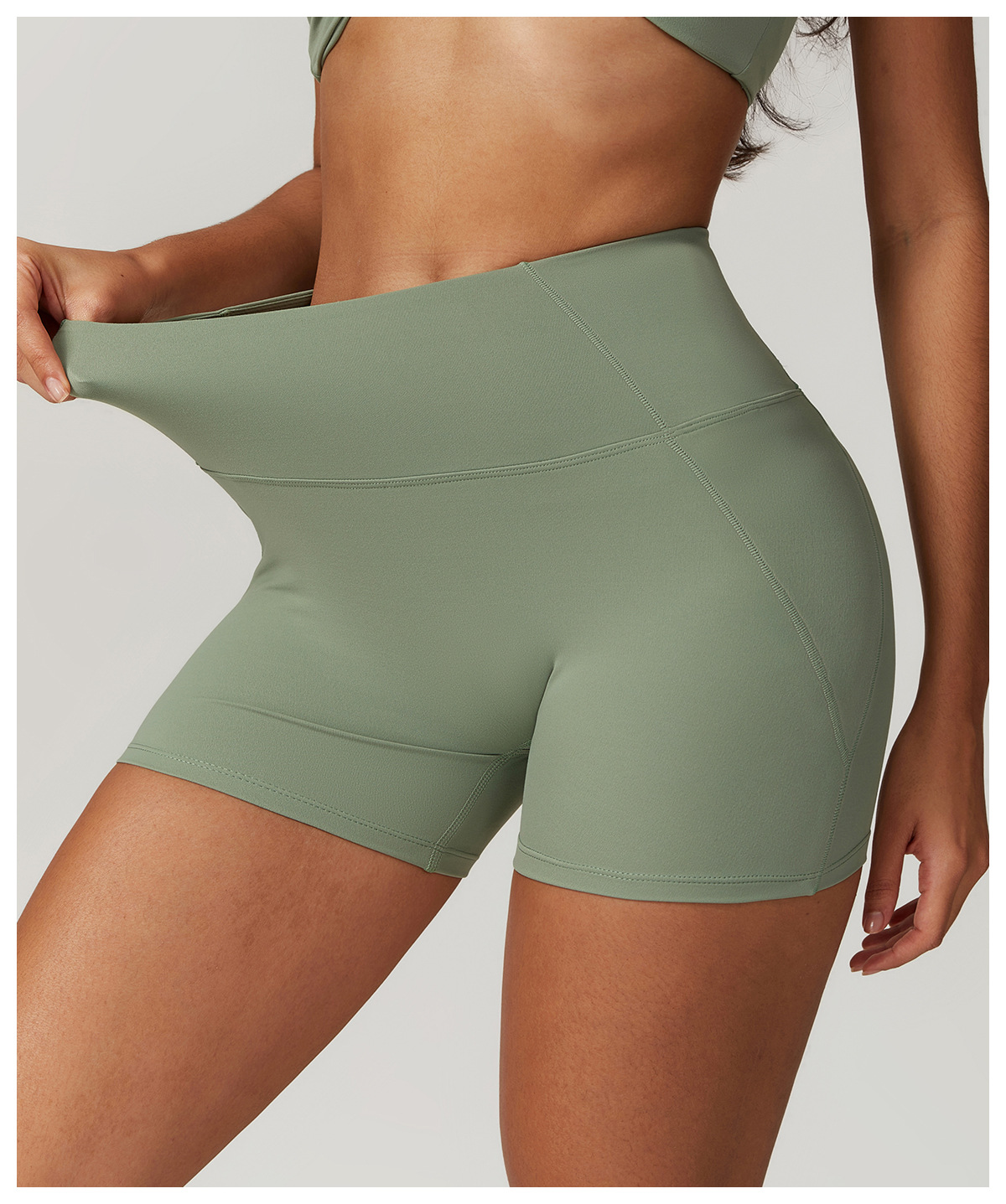 Soft Fabric Scrunch Yoga Shorts