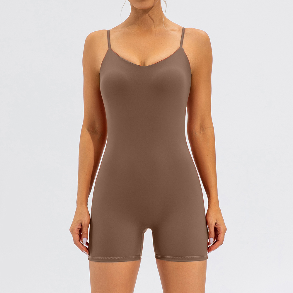 Seamless Sexy Quick Dry Yoga Jumpsuit YW977L