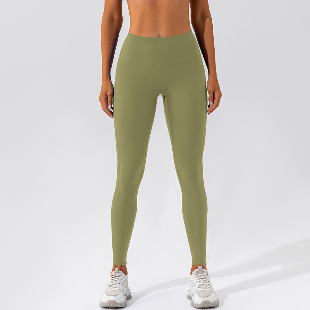 Nude Hip Lift Soft Material Yoga Leggings KW225