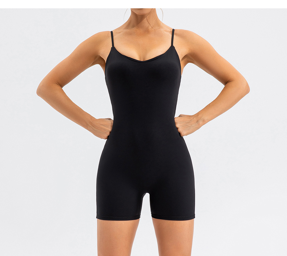 Seamless Sexy Quick Dry Yoga Jumpsuit YW977L