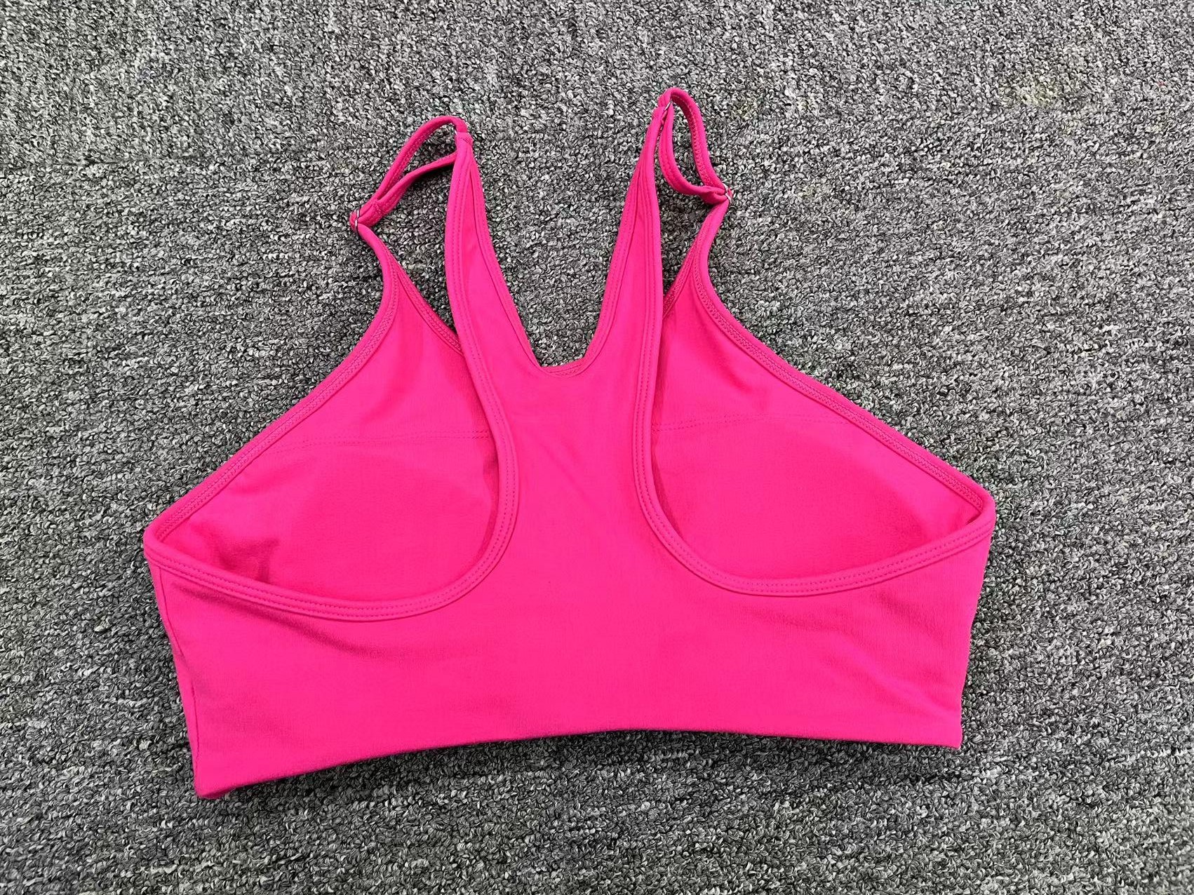 Adjustable Backless Quick-drying Running Fitness Sports Bra  QS60420