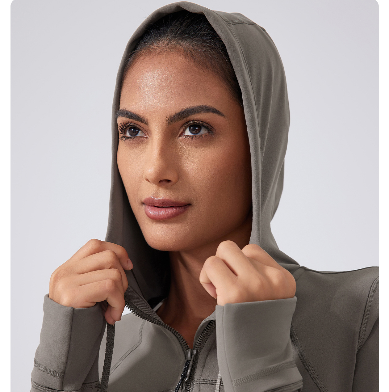 Brushed Nude Slim Sports Yoga Coats DAW179