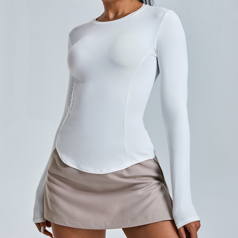 Long-sleeved Breathable Slim Yoga Wear For Women SYFTM0187