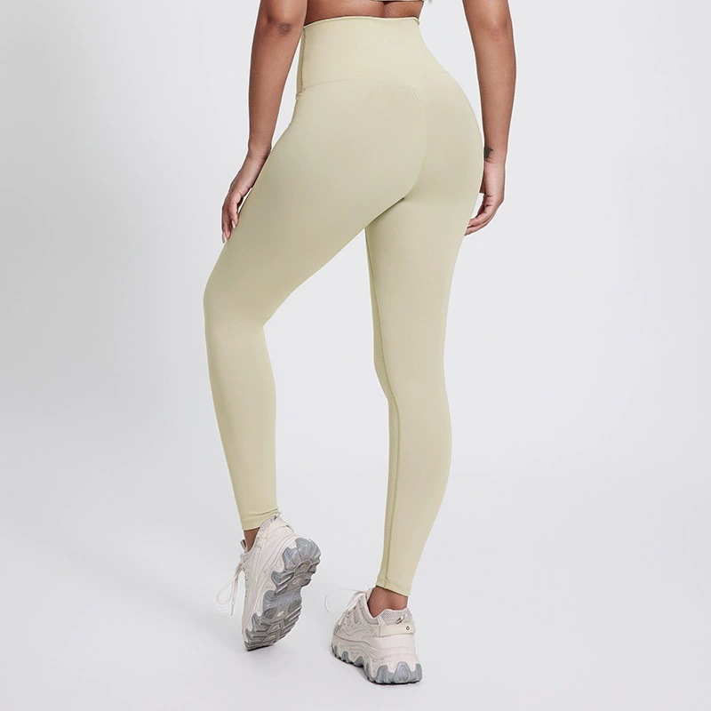 V Waist Coloful Women's  High Waist Hip Lifting Leggings SKL-LQ5032