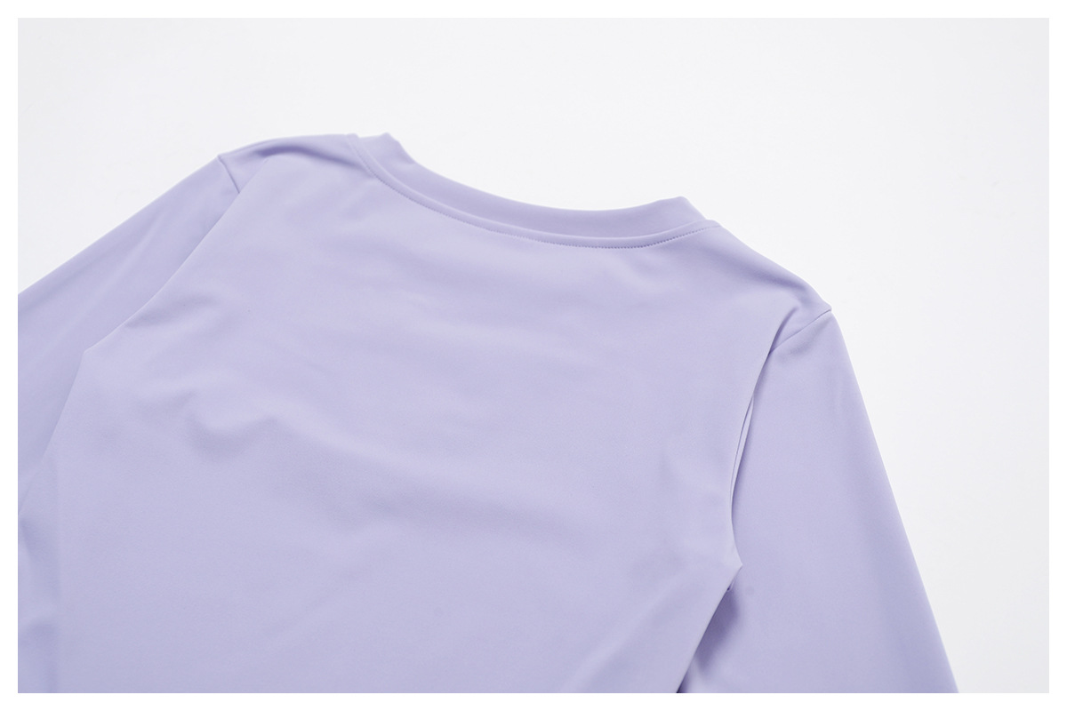 Soft Fabric Long Sleeve Crop Yoga Yop 8900