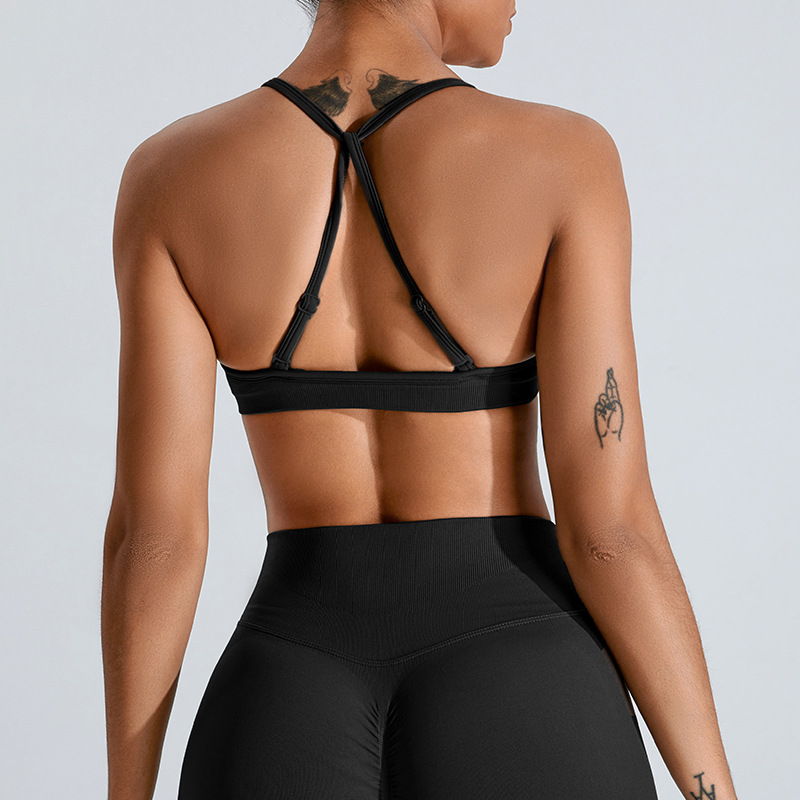 Seamless Backless Running Quick-drying Yoga Sports Bra  SYFMS1080