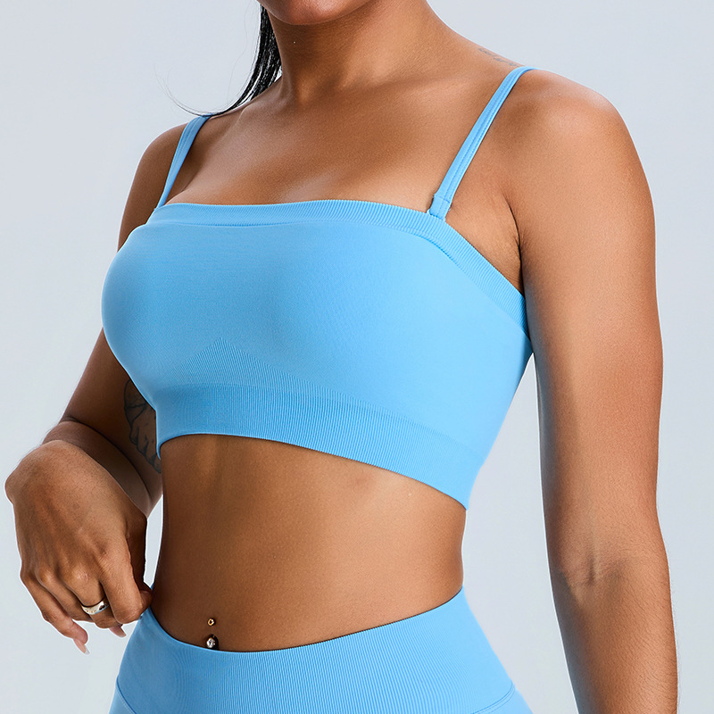 Seamless Sexy Wrapped Chest Backless Tube Top SYFMS1104