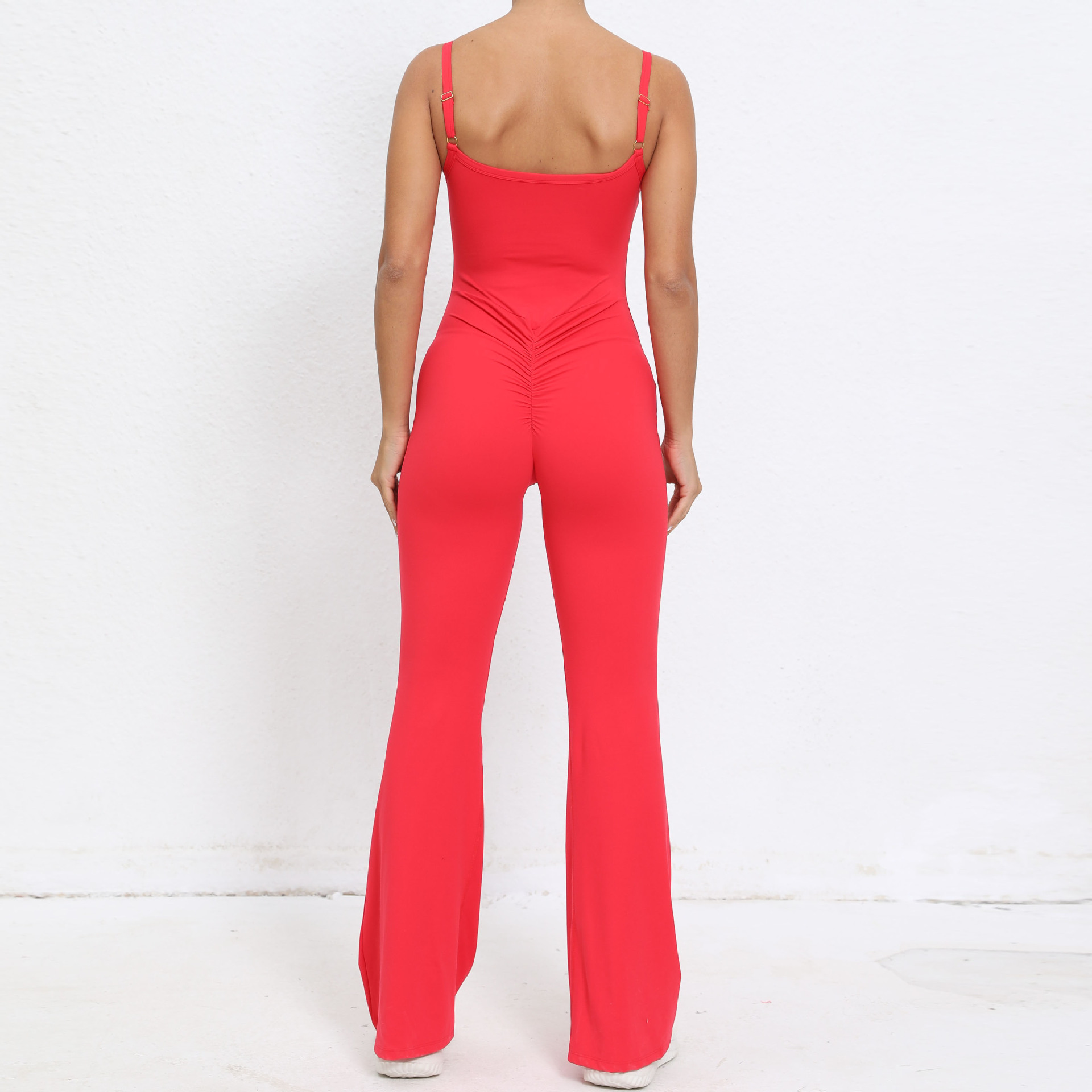 Adjustable Shoulder Straps And Backless Sexy Jumpsuit  QSCT109 