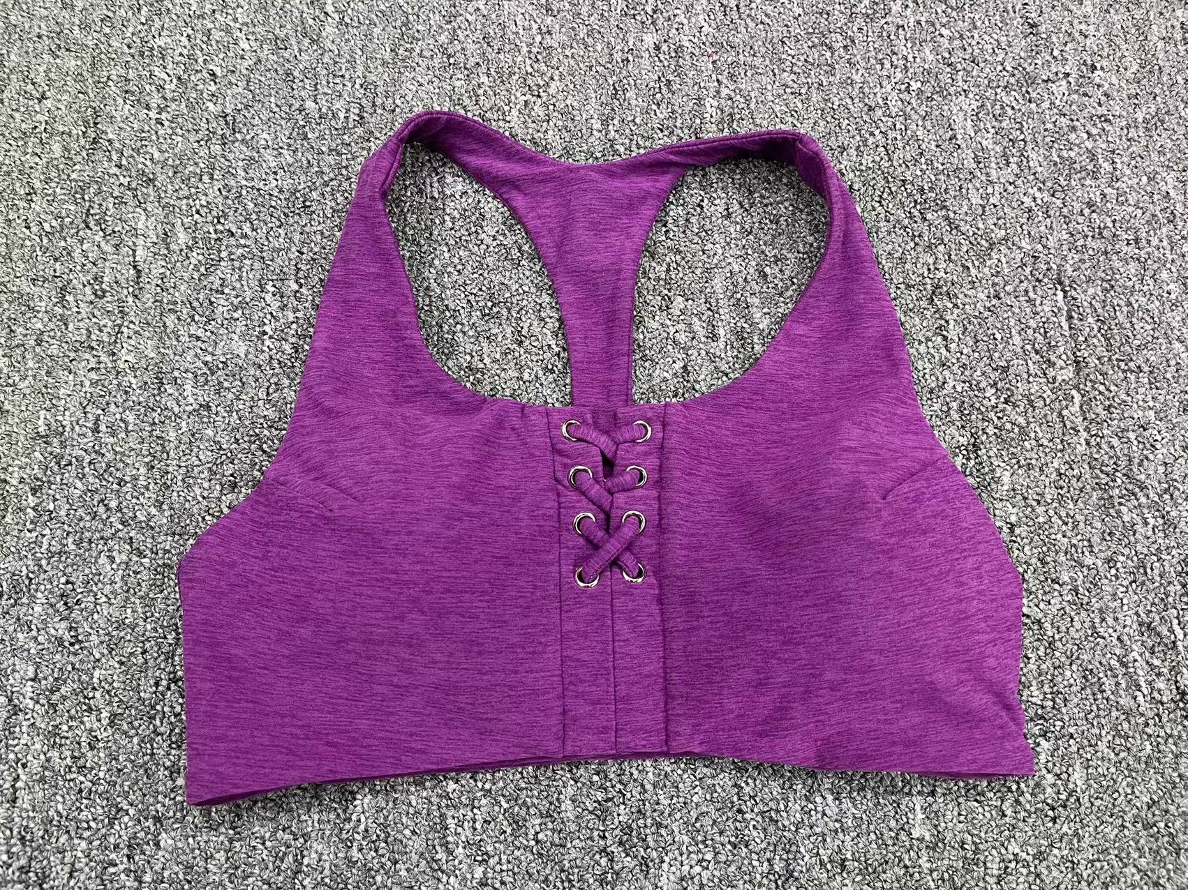 Quick-drying Backless Running Tight Sports Suit  QS59931+46020