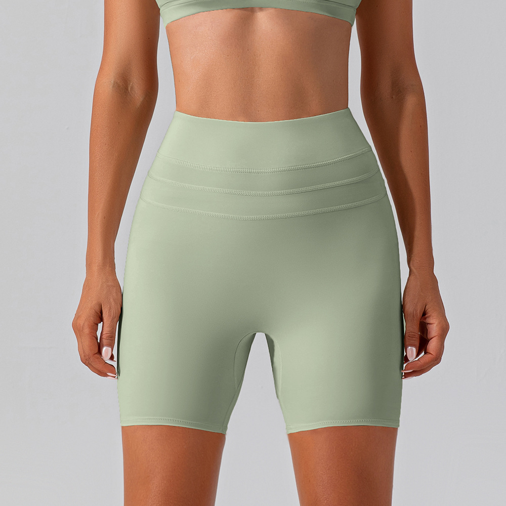 Nude Breathable Fitness Yoga Shorts KW247