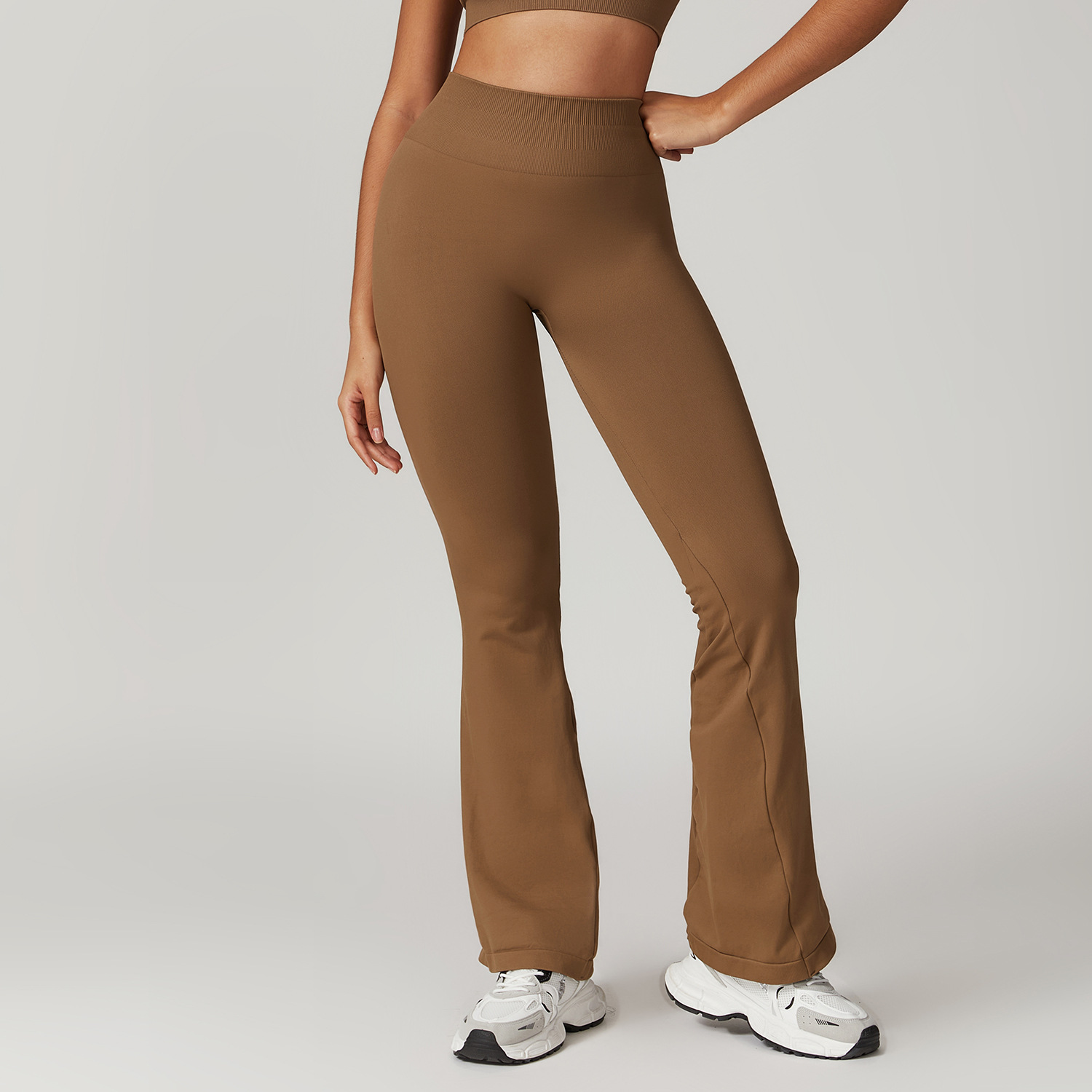 Soft Fabirc Scrunch Flare Yoga Leggings 7502