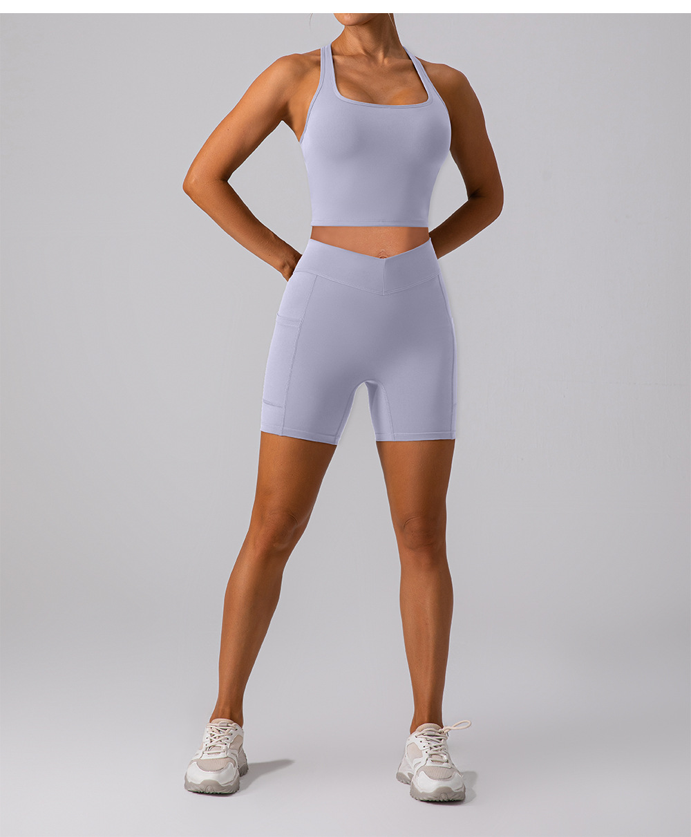 Nude Quick-dry Breathable Fitness Yoga Shorts KW281