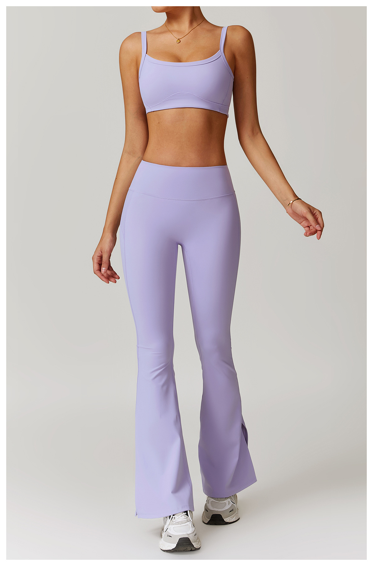 Soft Fabric Classic Flare Yoga Sets 8900