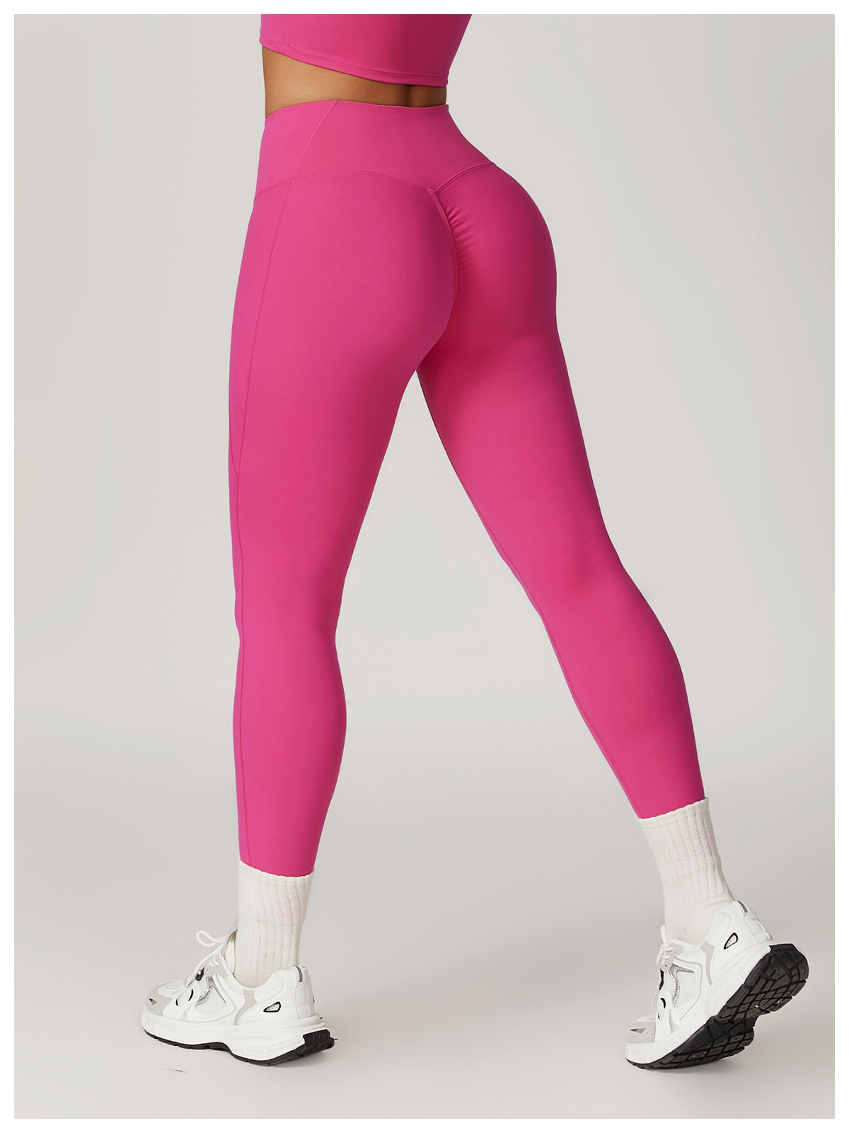 Soft Fabric Scrunch Tummy Control Yoga Leggings 8796