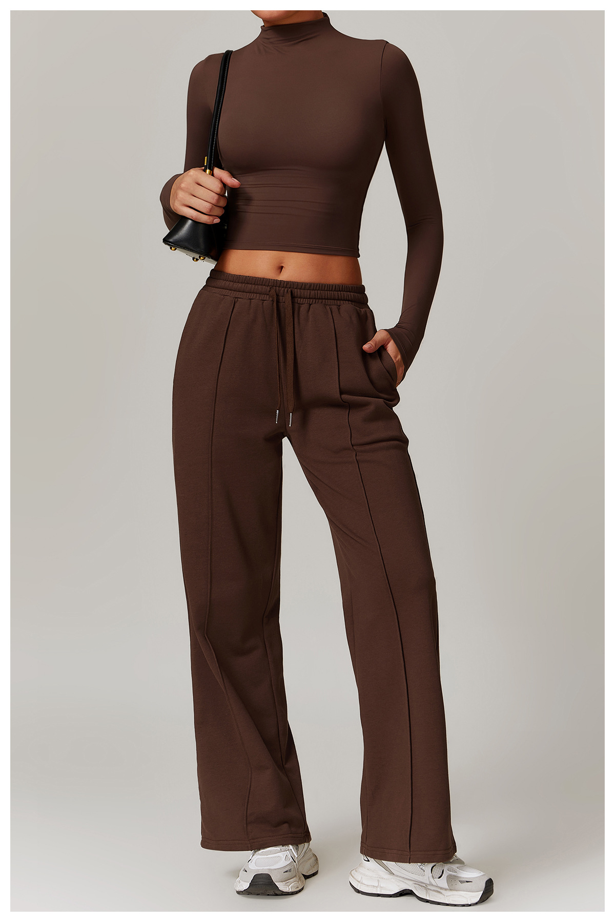 Soft Fabric Loose Pants Yoga Sets 3 Options 8933