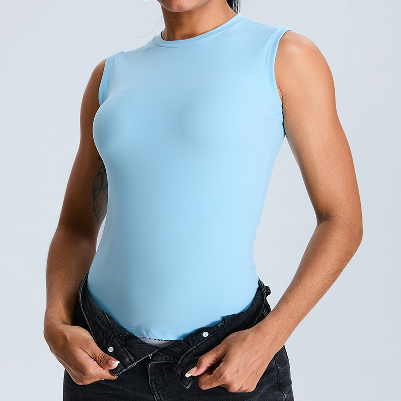 Sleeveless Slimming Quick-drying Yoga Vests For Women SYFTM0190