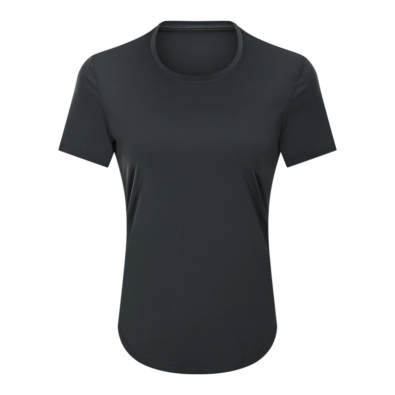 Breathable Solid Color Yoga T-shirts DS075