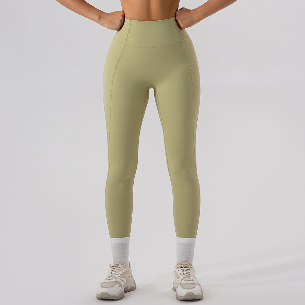 Nude Hip Lift Soft Material Yoga Leggings KW297