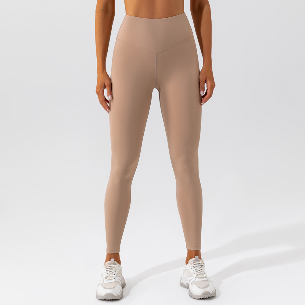 Nude Hip Lift Soft Material Yoga Leggings KW219