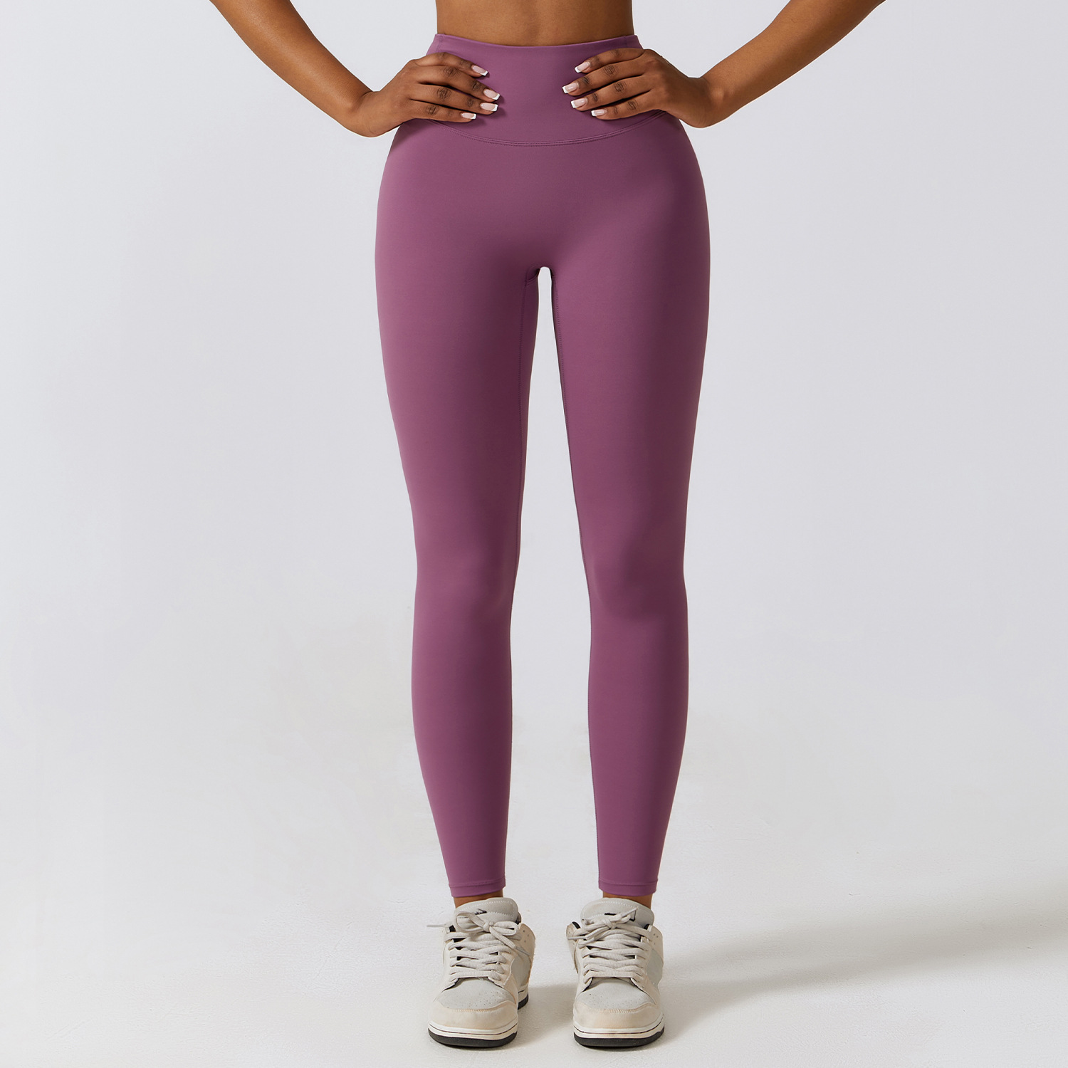 Soft Fabric High Waist Scrunch Yoga Leggings 8047