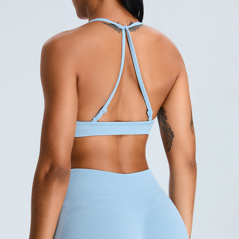 Seamless Backless Running Quick-drying Yoga Sports Bra  SYFMS1080