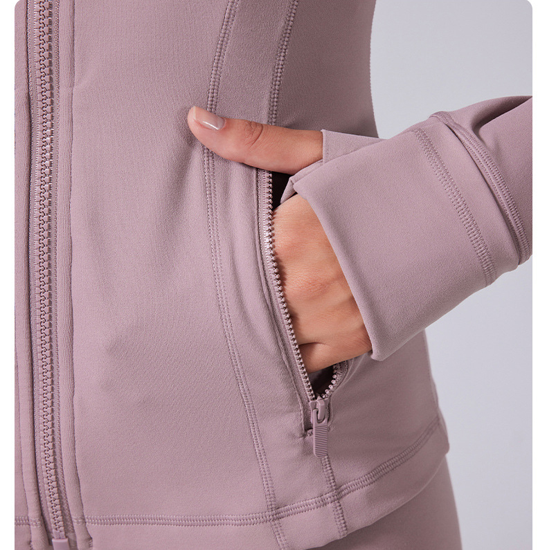 Nude Slim Sports Yoga Coats DAW204