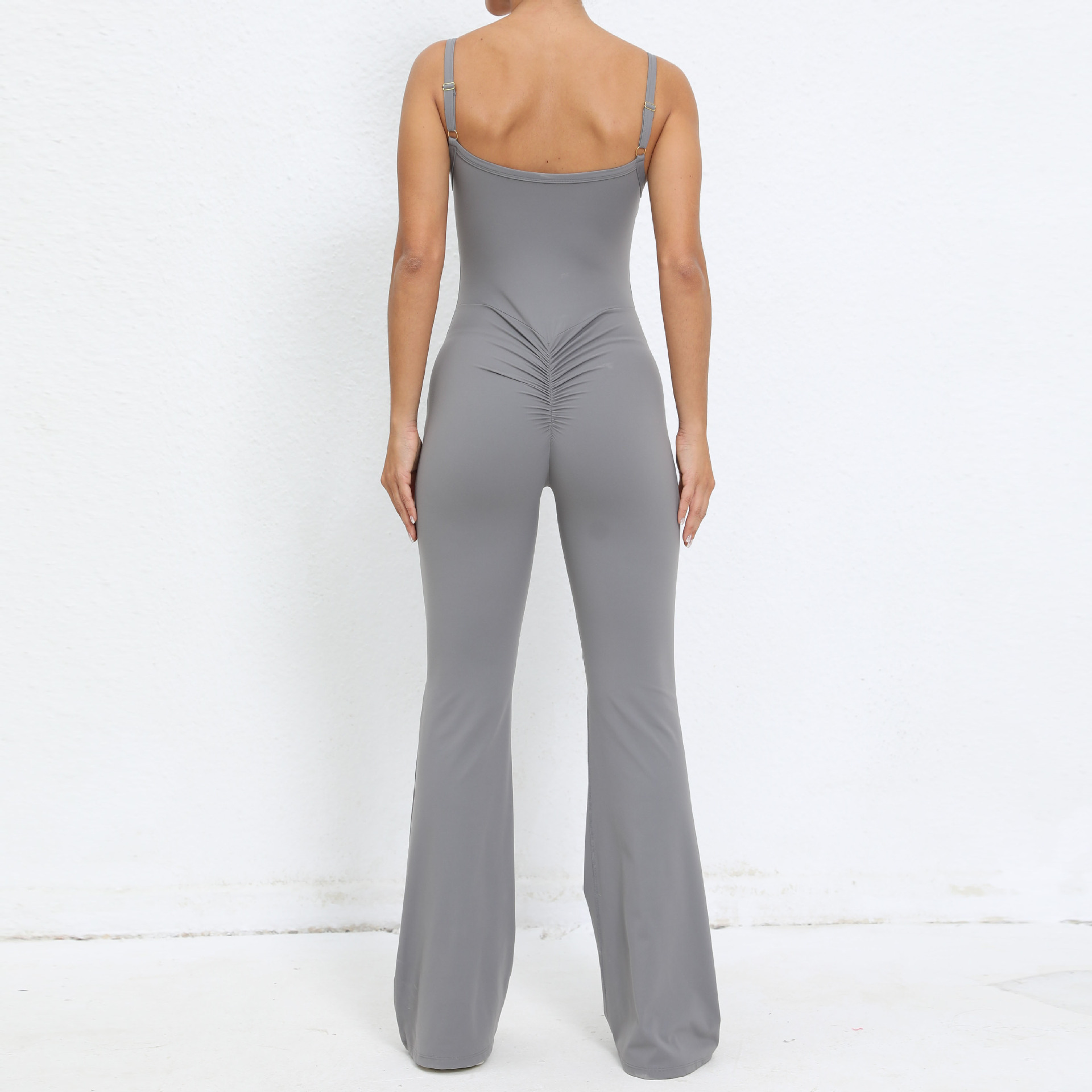 Adjustable Shoulder Straps And Backless Sexy Jumpsuit  QSCT109 