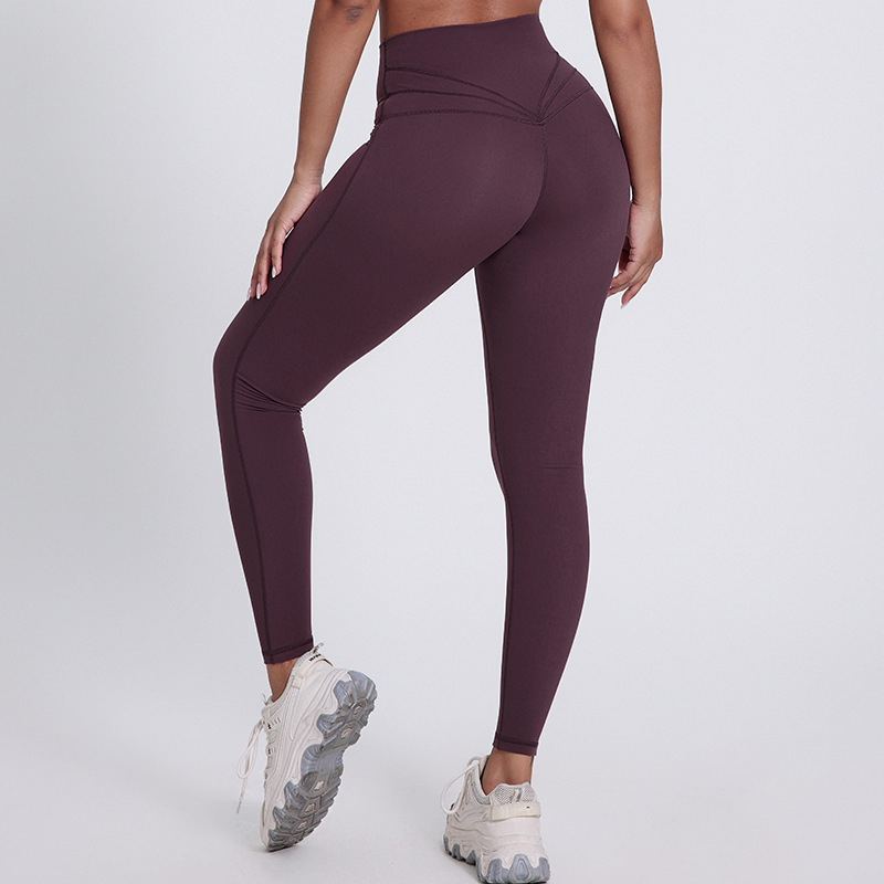 Coloful Women's  High Waist Hip Lifting Leggings SKL-LQ5021