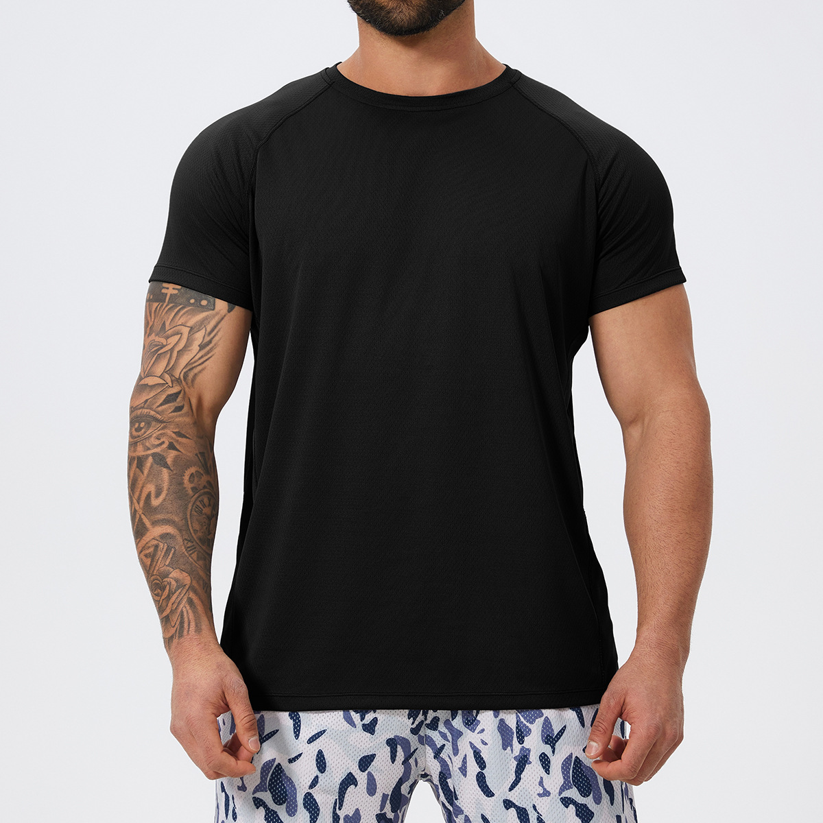 Summer Sports Short Sleeved Shirt For Men  DDX1069