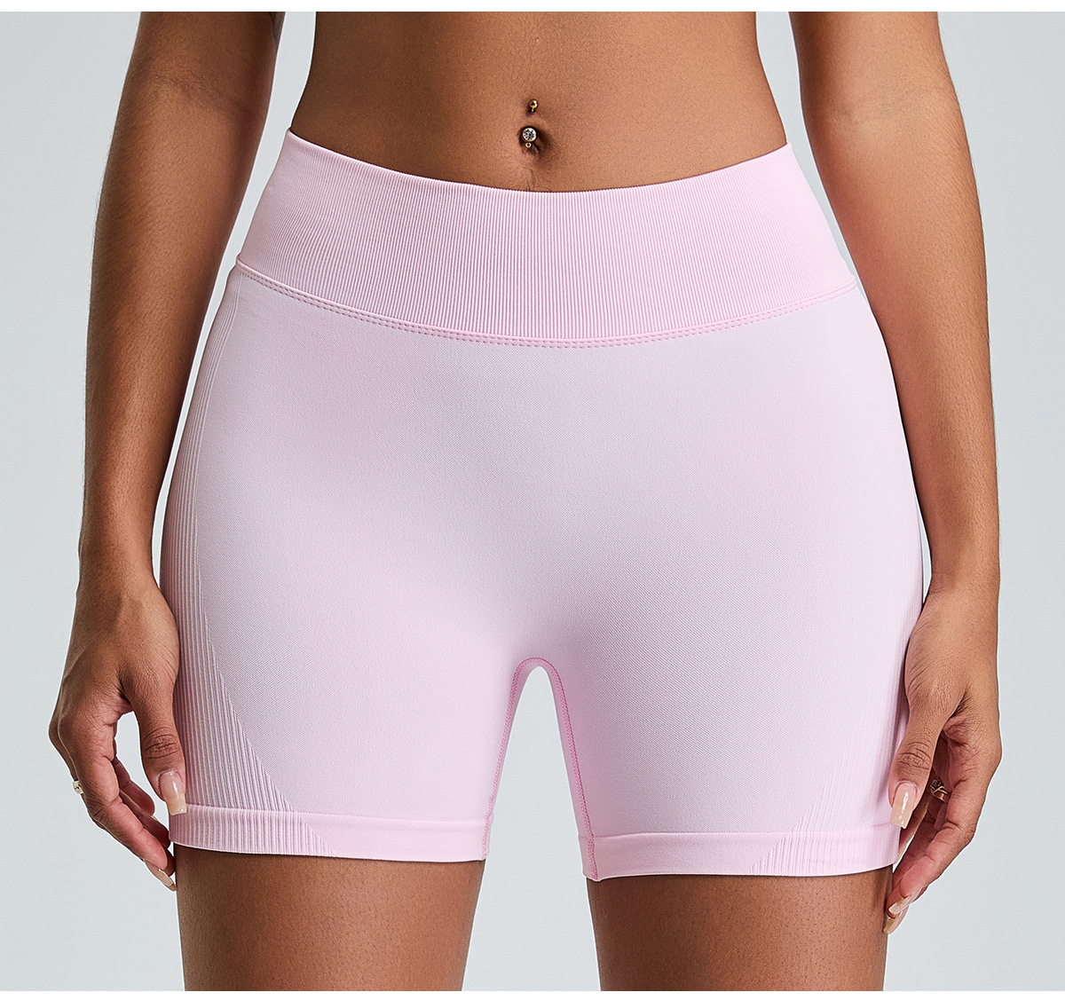 Seamless Peach Butt High Waisted Tummy Control Sports Shorts SYFMS1110