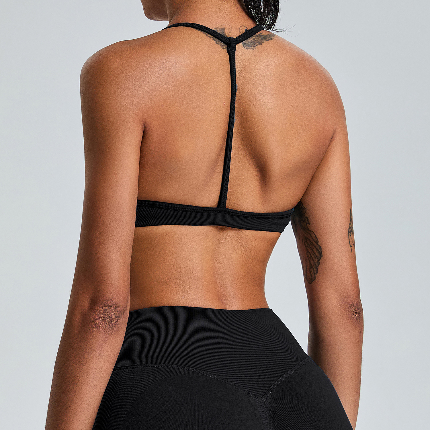 Seamless Backless Quick-Drying Fitness Sports Bra SYFMS1109