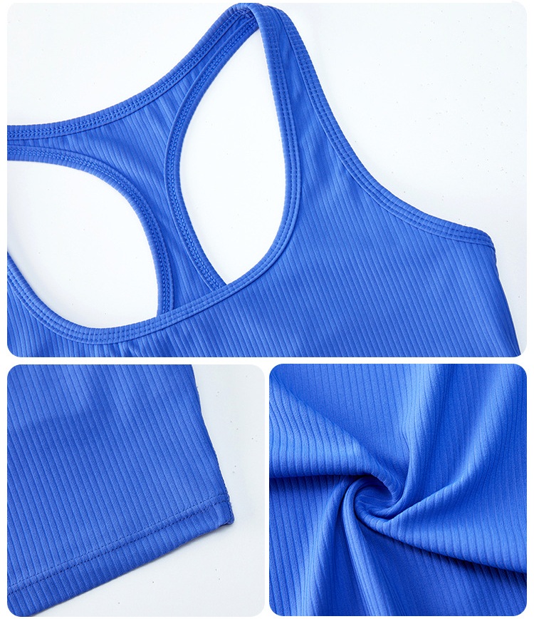 I-shaped Backless Threaded Casual Straight Yoga Suit SYFTM0208Y