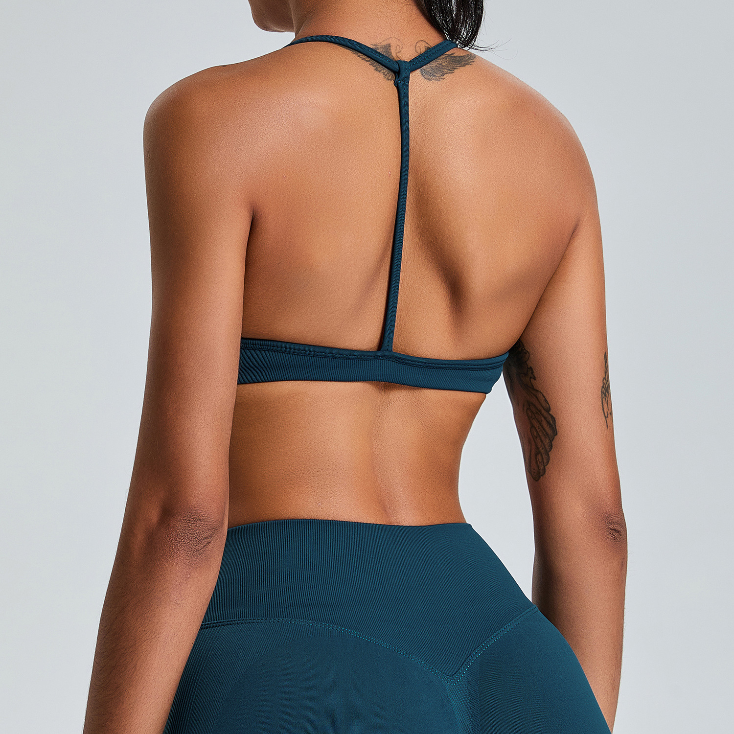 Seamless Backless Quick-Drying Fitness Sports Bra SYFMS1109