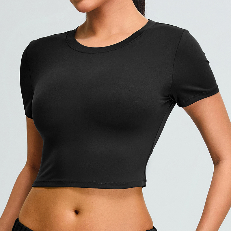 New Slim-fitting Short-sleeved T-shirts For Women SYFTM0202