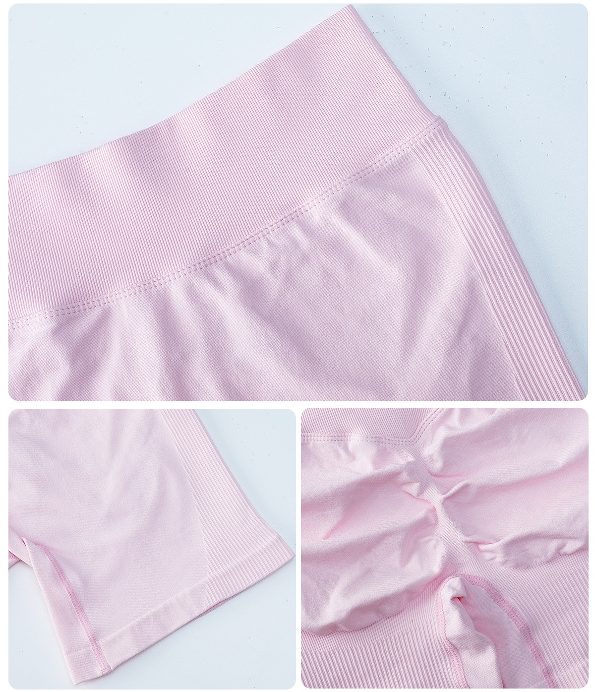 Seamless Peach Butt High Waisted Tummy Control Sports Shorts SYFMS1110