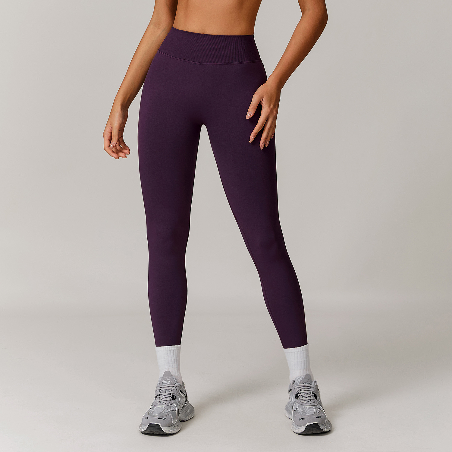 Seamless V Back Scrunch Yoga Leggings 7318