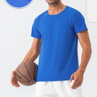 Summer Sports Nylon Short Sleeved Shirt For Men 21223