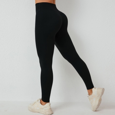 SKL-QS13760 HIGH WAIST BUTT LIFT HIP YOGA  PANTS