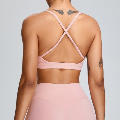 SKL-SYF TM0168 NUDE BACKLESS YOGA BRA