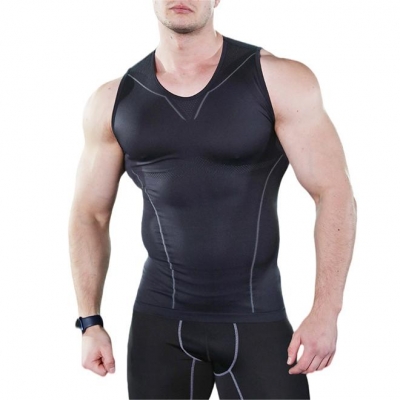 SKL-NVGTN8631-B QUICK DRY TIGHT YOGA VEST FITNESS VEST