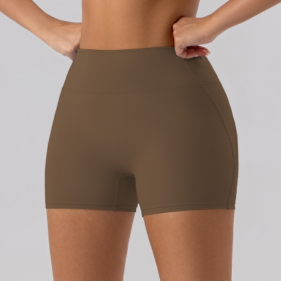 SKL-KW295 HIGH WAIST BUTT LIFT HIP YOGA SHORTS