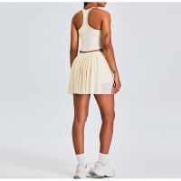 Women's Sports Short Anti-exposure Tennis Skirt SYFTM0197Y