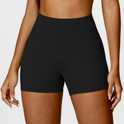 SKL-CDK8518 BRUSHED SCRUNCH YOGA SHORTS