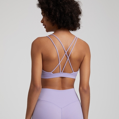 SKL-LQ4060 HIGH STRETCHY BACKLESS YOGA BRA