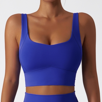 Wide Hem Soft Material Yoga Bra 6425