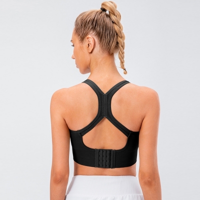 SKL-YEL D14009 SLEEVELESS BACKLESS TIGHT YOGA TOP