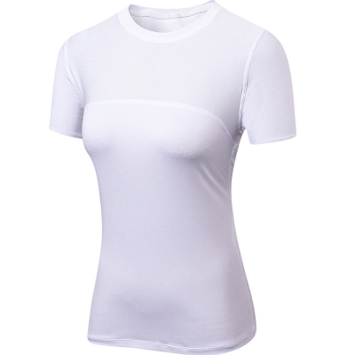 SKL-YEL 2023 SHORT SLEEVE NUDE TIGHT YOGA TOP